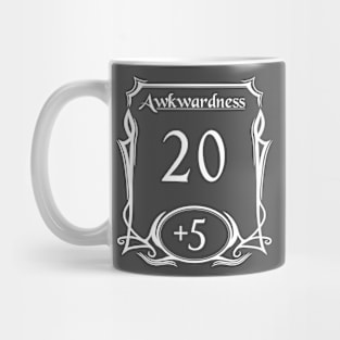 DnD Stat Awkwardness - White Mug